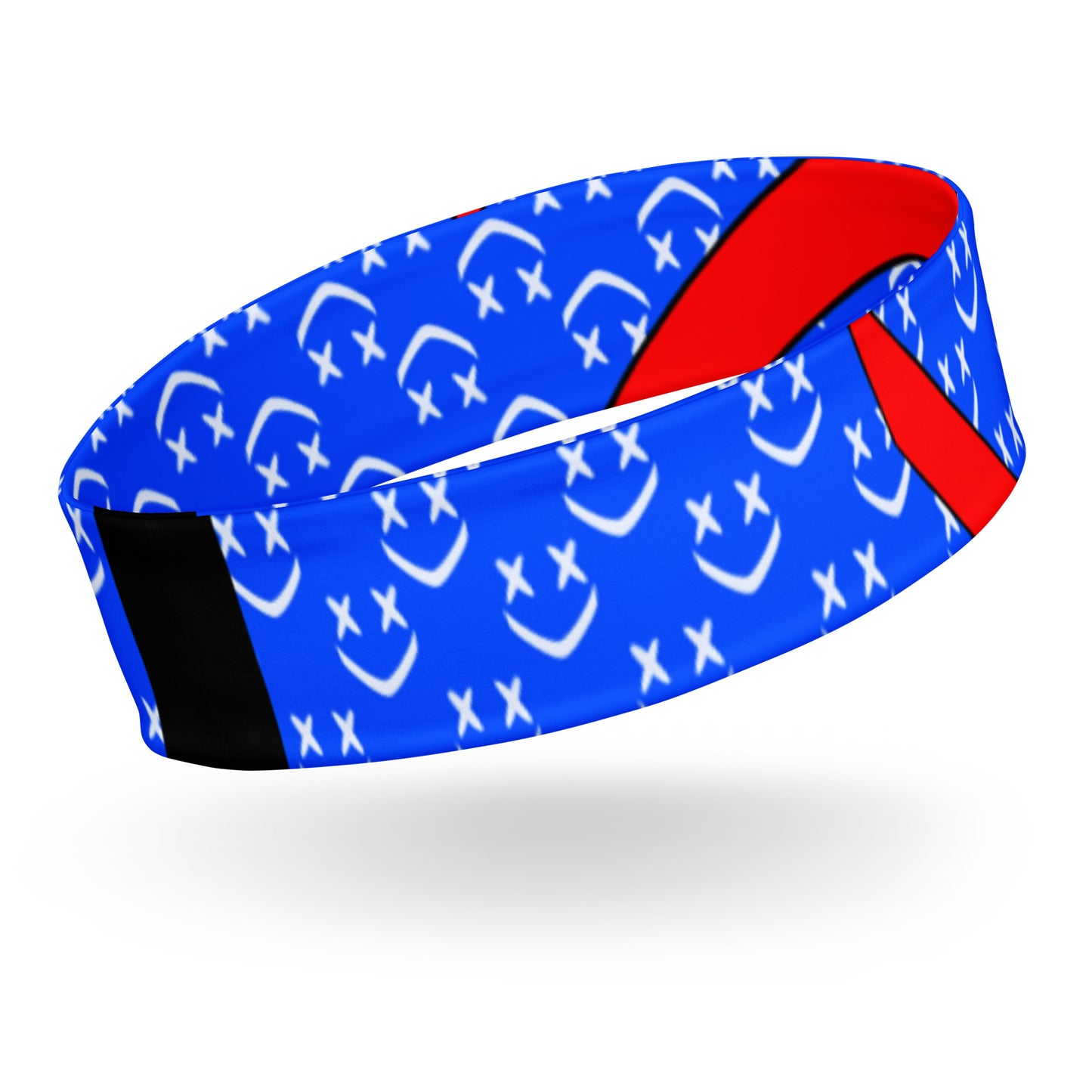 Blue and White Headband