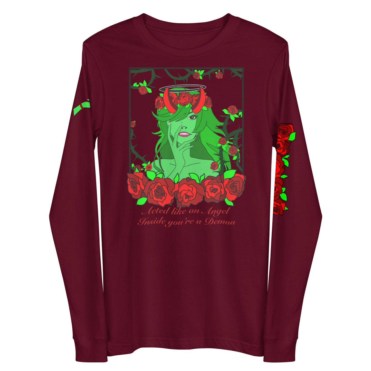 Thorn Full Design Long Sleeve Tee